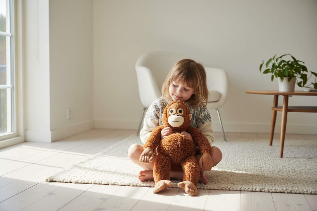 Emotional Support Monkey Plush | Anxiety Relief Comfort Gift