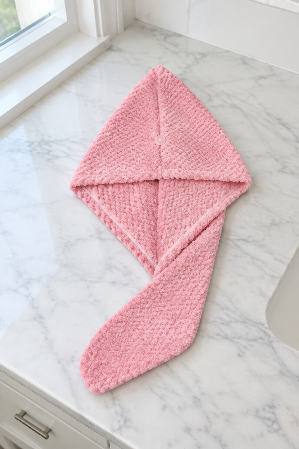 Nordic Hair Towel Wrap – Ultra-Absorbent Microfiber Hair Turban