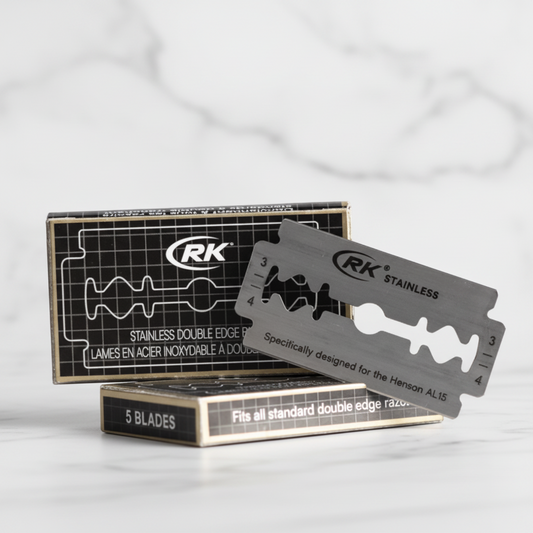 RK Stainless DE Blades for Henson AL13 — 100 Pack