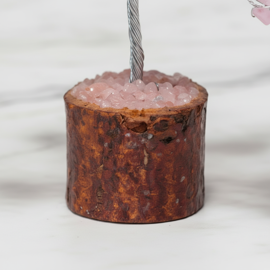 Rose Quartz Crystal Tree — Love & Emotional Healing