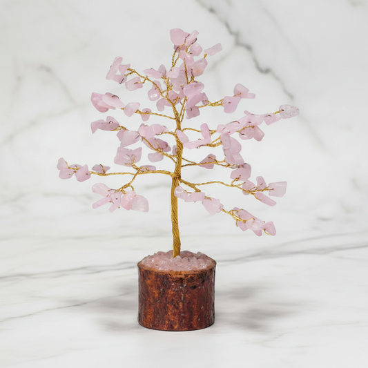 Rose Quartz Crystal Tree — Love & Emotional Healing