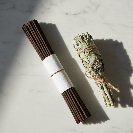 Sage Grass Incense Sticks – 20 pcs | Nordic Home Wellness