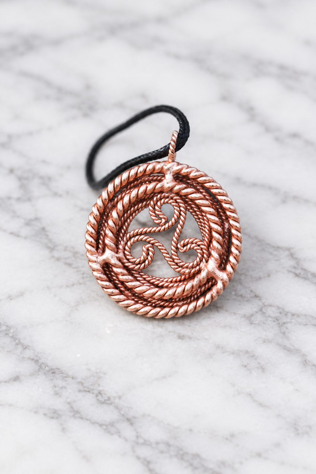 Copper Rodin Vortex Tensor Pendant Necklace – Sacred Cubit Design