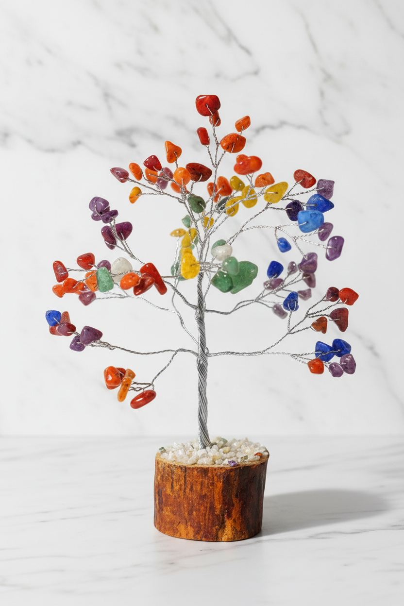 Seven Chakra Crystal Tree — Full Energy Alignment