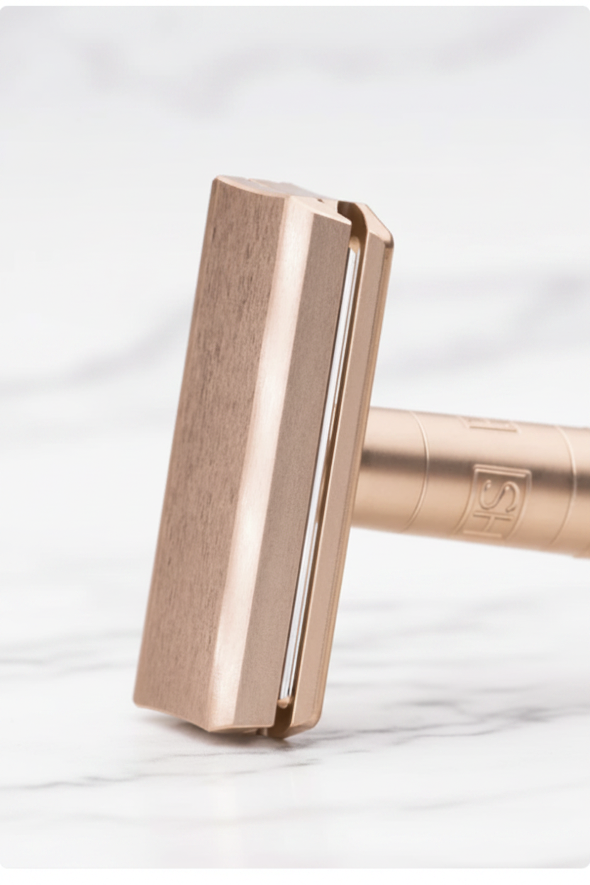 Henson AL13 Razor in Copper — Smooth, Comfortable Shaving