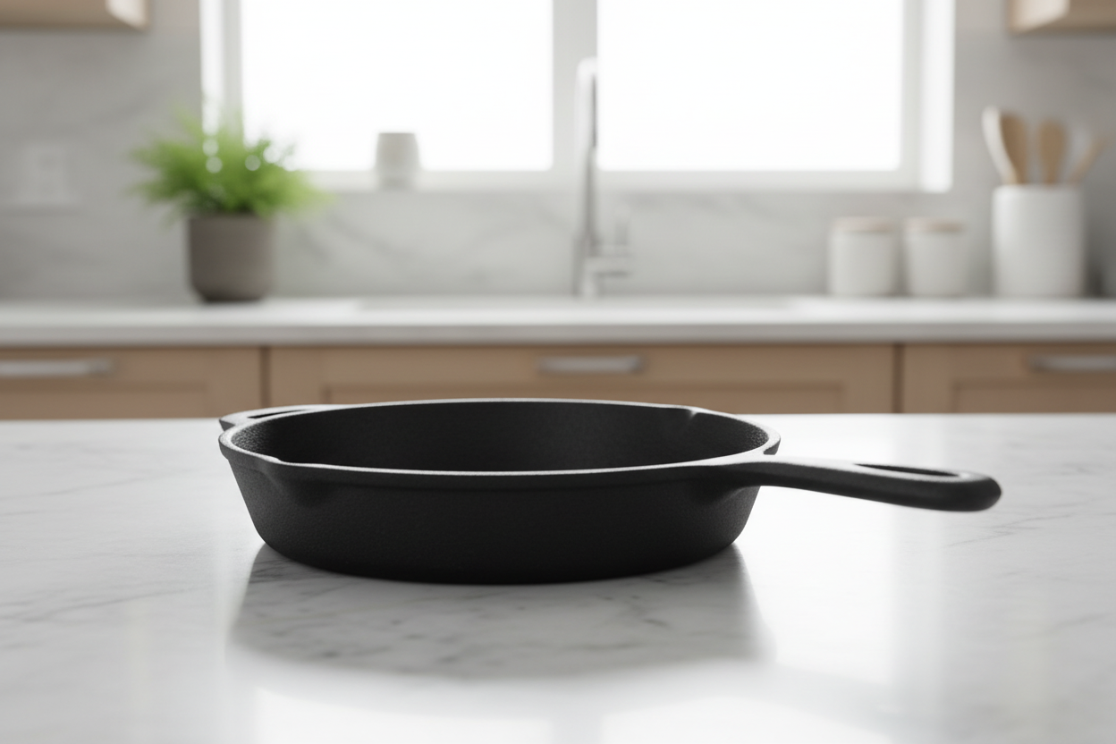 Cast Iron Skillet — Chemical-Free Cookware