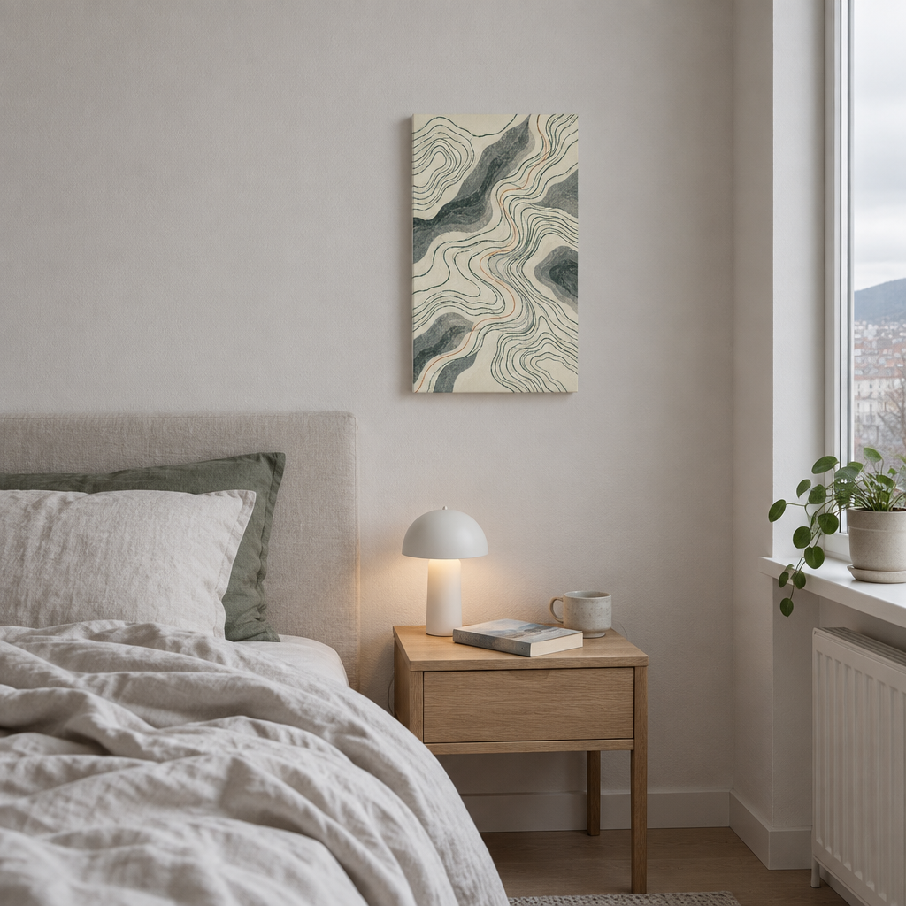Northern Lines | Nordic Abstract Canvas Art