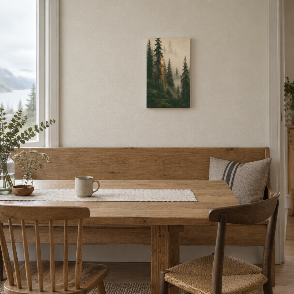 The Quiet Pines | Norwegian Forest Canvas Art