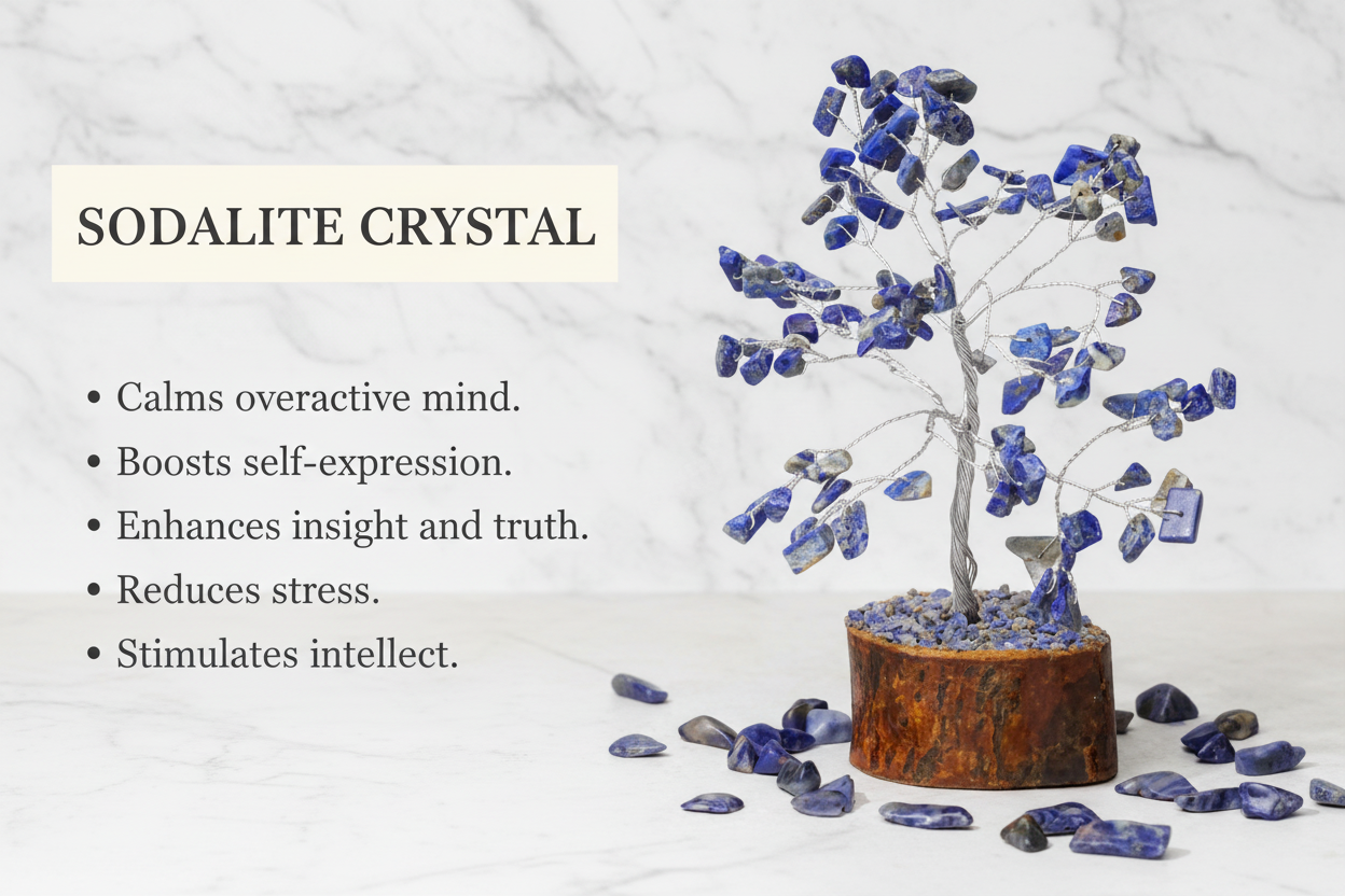 Sodalite Crystal Tree — Clarity & Inner Peace