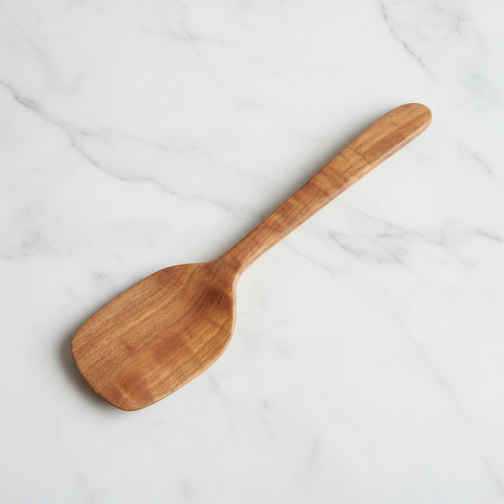 Neem Wood Spatula – Handcrafted Antibacterial Kitchen Tool