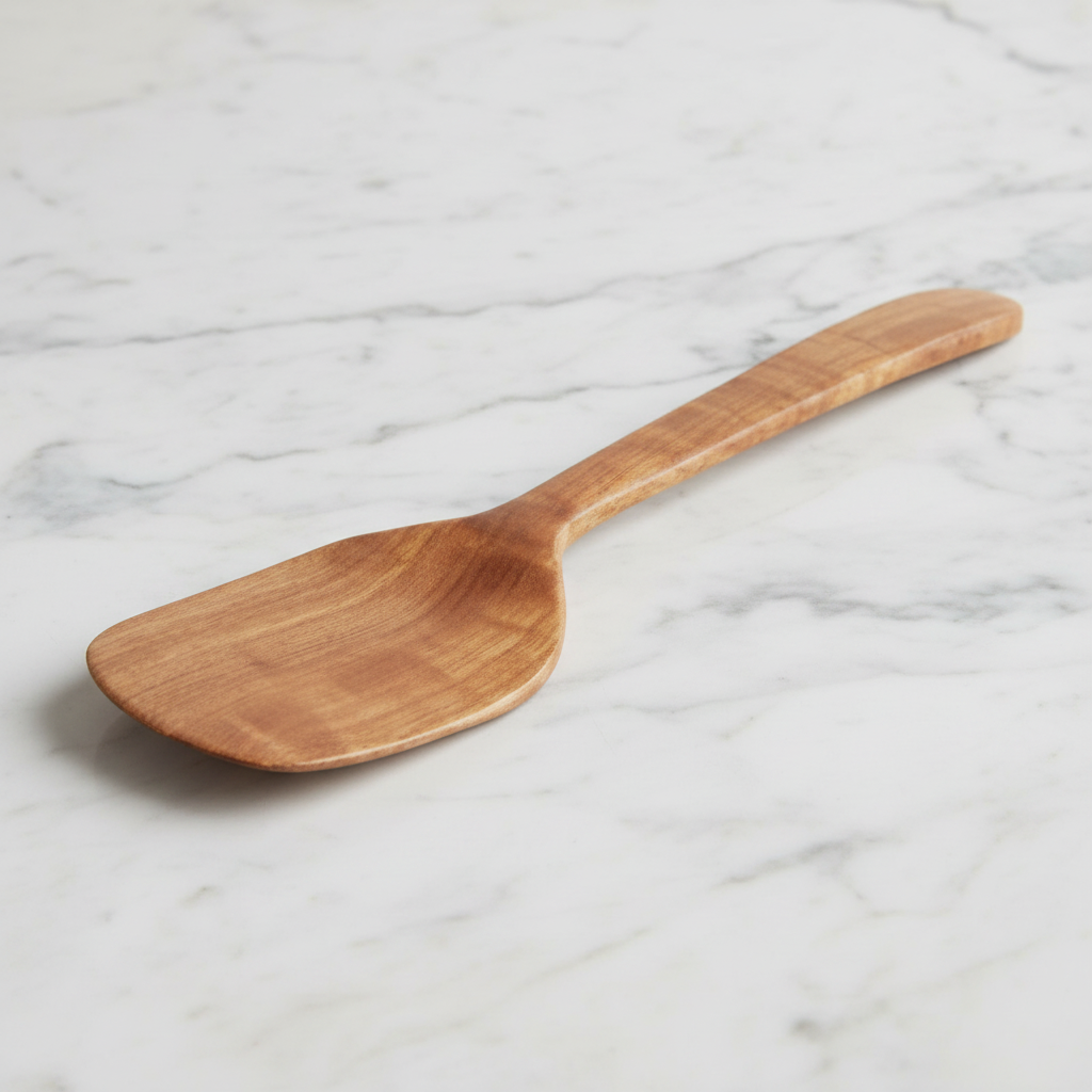 Neem Wood Spatula – Handcrafted Antibacterial Kitchen Tool