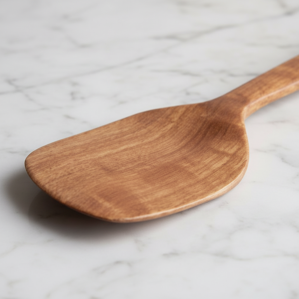 Neem Wood Spatula – Handcrafted Antibacterial Kitchen Tool