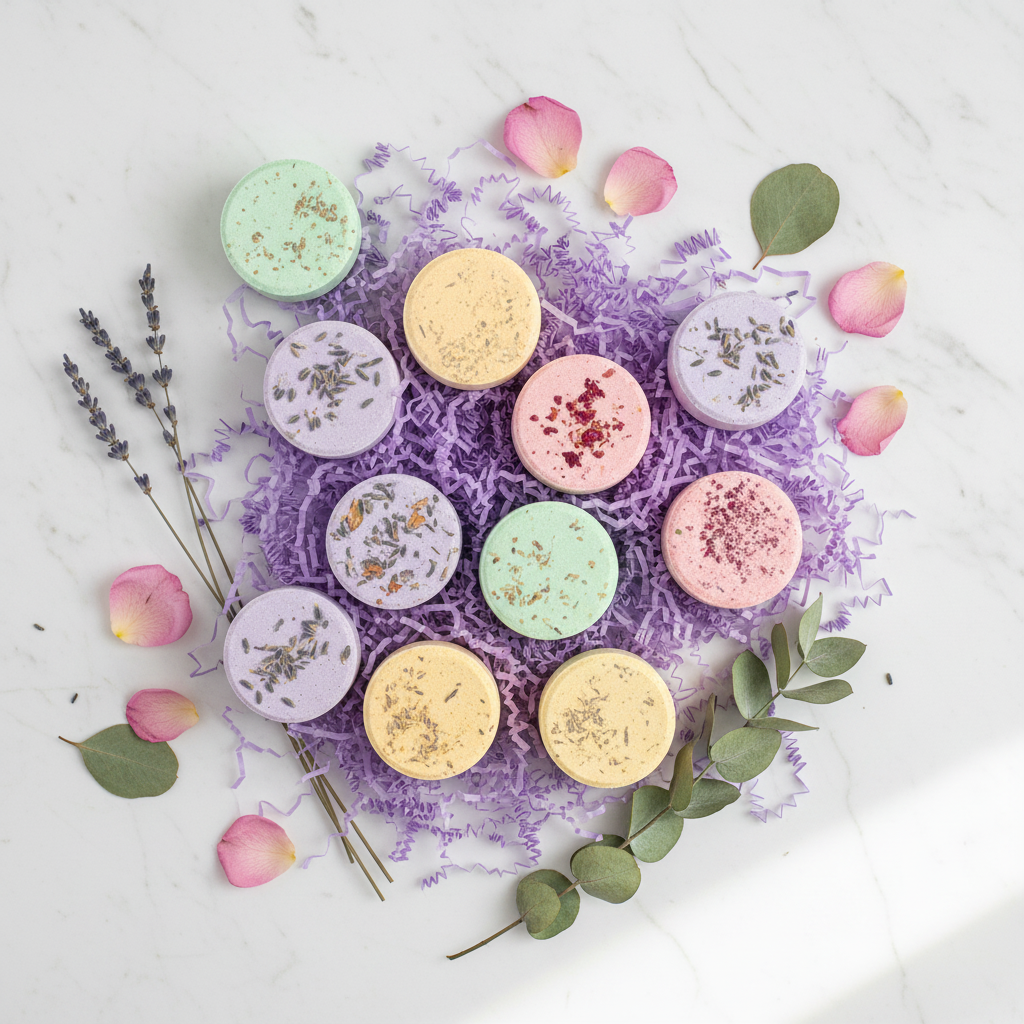 Shower Steamers Aromatherapy Gift Set — 12 Pack with Essential Oils