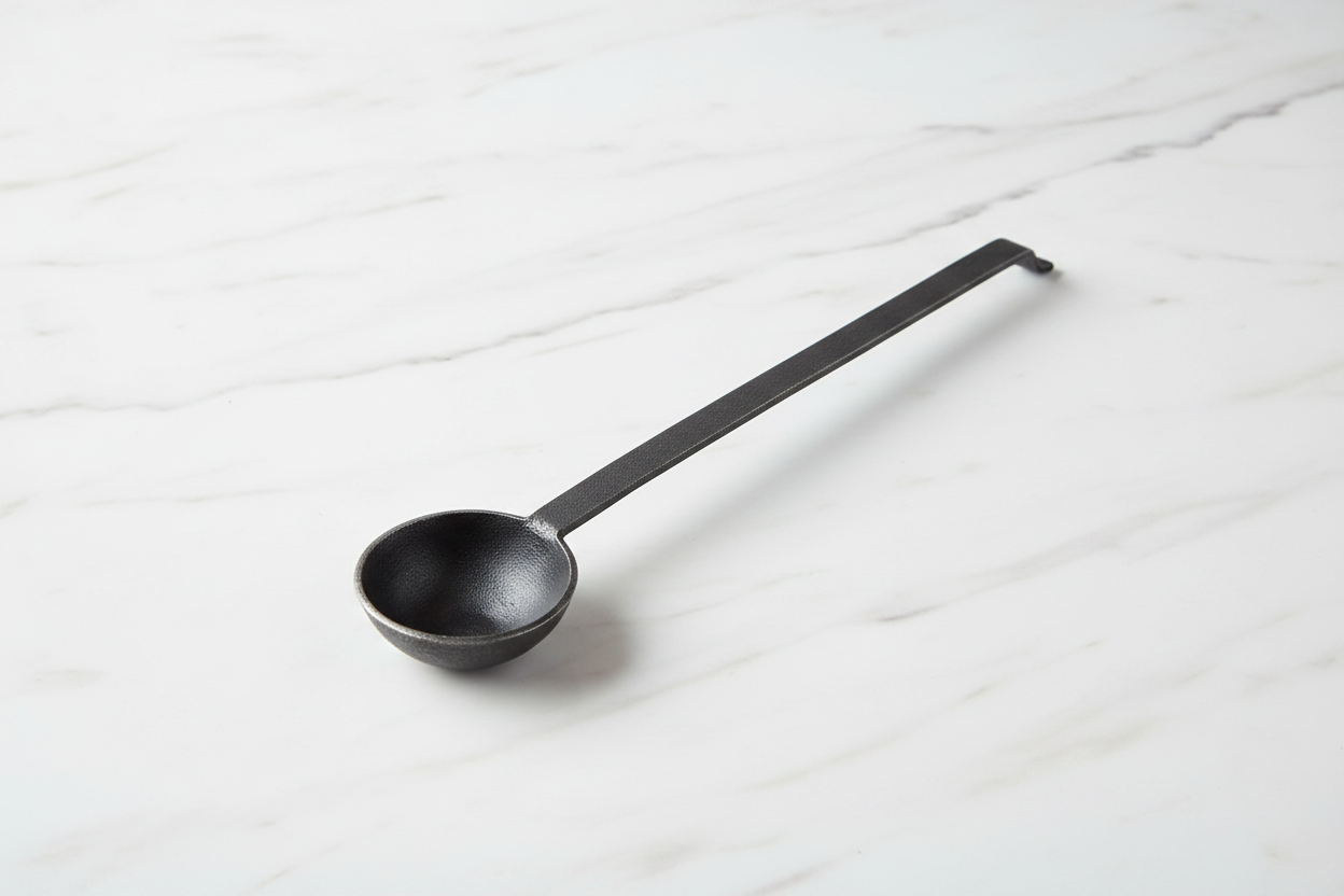 Iron Tadka Ladle — Pure Iron | Chemical-Free