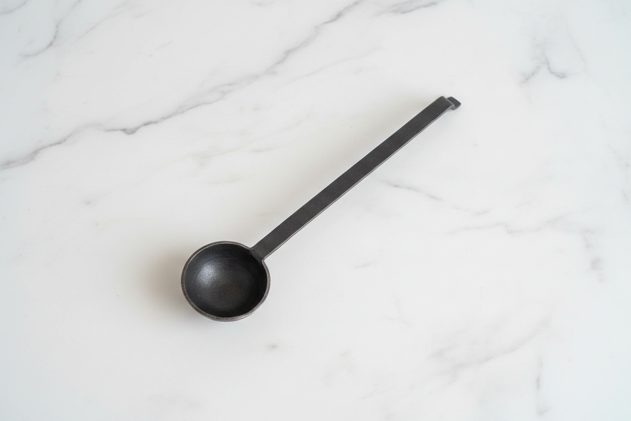 Iron Tadka Ladle — Pure Iron | Chemical-Free