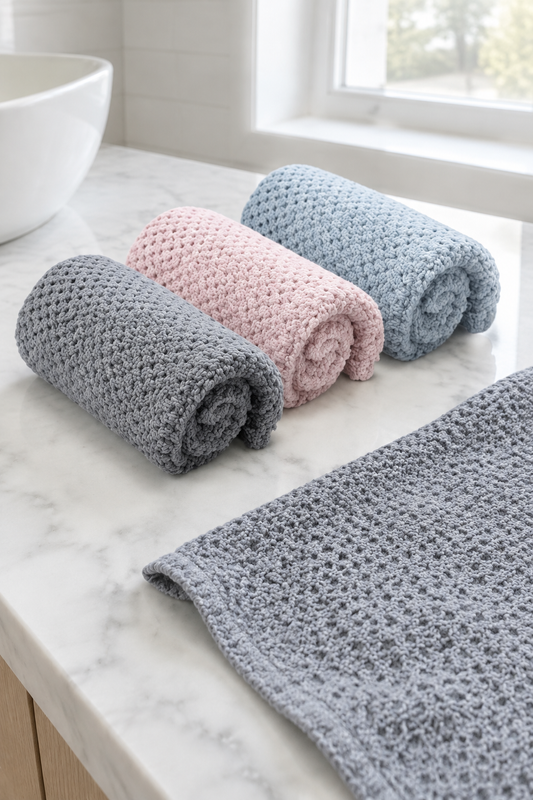 Nordic Hair Towel Wrap – Ultra-Absorbent Microfiber Hair Turban