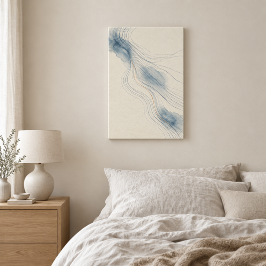 Tide Memory | Nordic Abstract Canvas Art