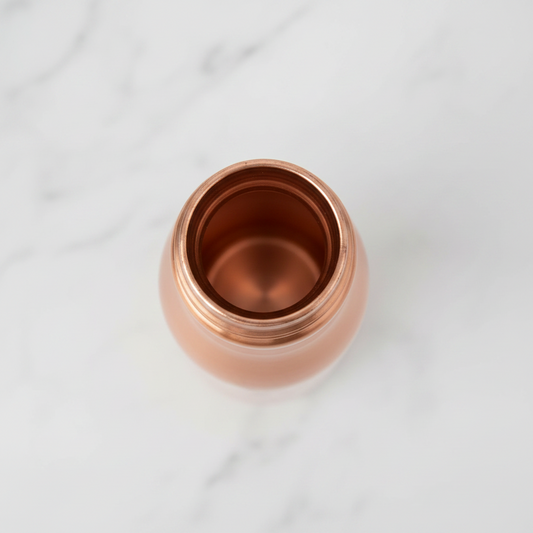 Pure Copper Water Bottle – Dual Texture Hammered Design 950ml | Ayurvedic