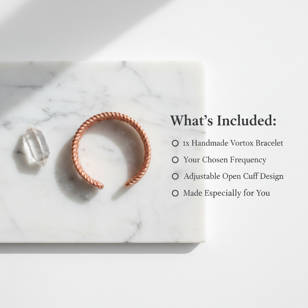 Tensor Vortex Bracelet – Pure Copper Energy Cuff
