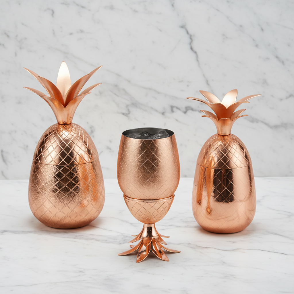 Pineapple Moscow Mule Mug — Copper Plated | 500ml & 900ml