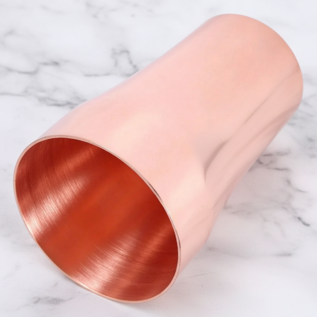 Handmade Pure Copper Retro Cup — 400ml | Face of Norway
