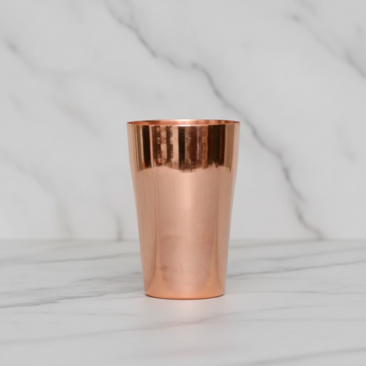 Handmade Pure Copper Retro Cup — 400ml | Face of Norway